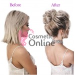 Coc modern din par artificial cu elastic N2005 Blond Deschis + 4 Ace Negre